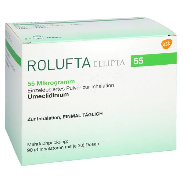 Rolufta Ellipta 55 µg Einzeldos.plv.z.inhal.30 Ed 3 St
