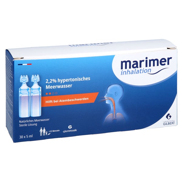 Marimer Inhalation Meerwasser Hyperton.2,2% Inh.l. 30X5 ml