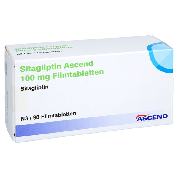 Sitagliptin Ascend 100 Mg Filmtabletten 98 St