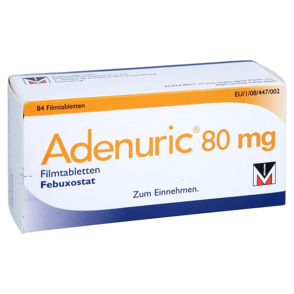 Adenuric 80 mg Filmtabletten 84 St