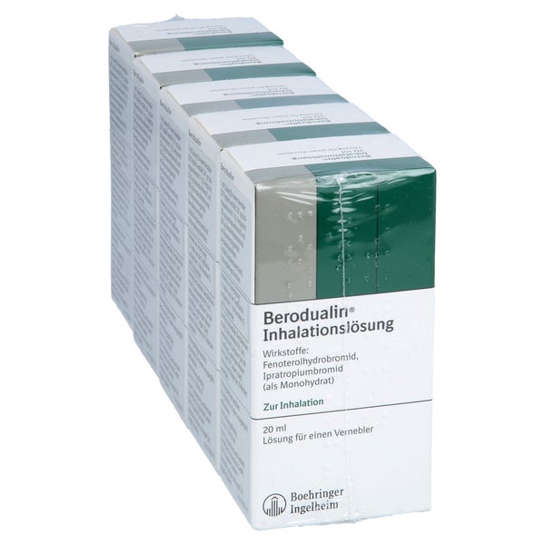 Berodualin 250 µg/500 µg Lösung f.e.Vern 5X20 ml