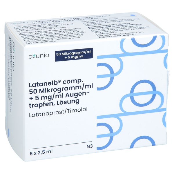 Latanelb Comp. 50 Mikrogramm/ml + 5 Mg/ml Augentr. 6X2,5 ml