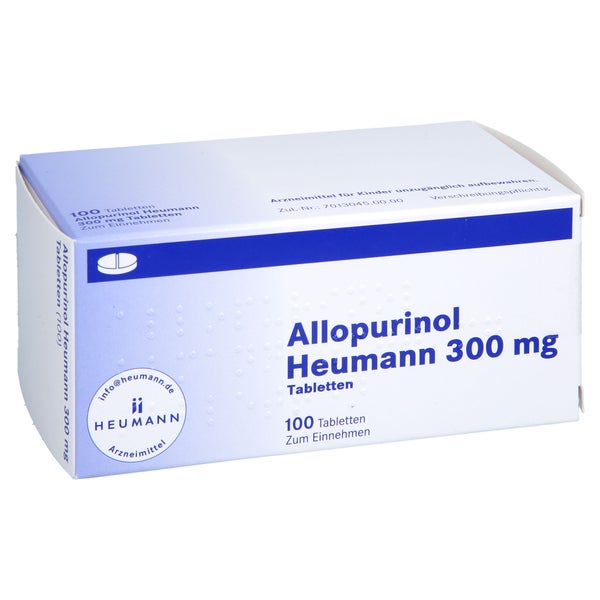 Allopurinol Heumann 300 Mg Tabletten 100 St