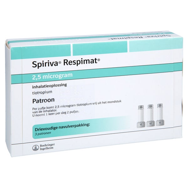 Spiriva Respimat 2,5 µg Lsg.z.inh.nachfüllpackung 3X4,0 ml