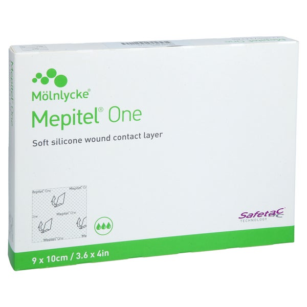 Mepitel One 9x10 cm Silikon Netzverband 5 St