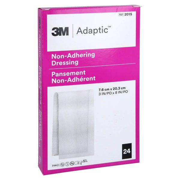 Adaptic 7,6x20,3 Cm Feuchte Wundauflage 3m 2015 24 St