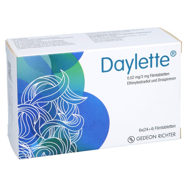Daylette 0,02 mg/3 mg Filmtabletten 6X28 St