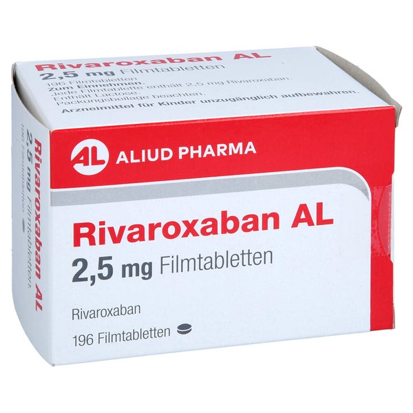Rivaroxaban Al 2,5 Mg Filmtabletten 196 St