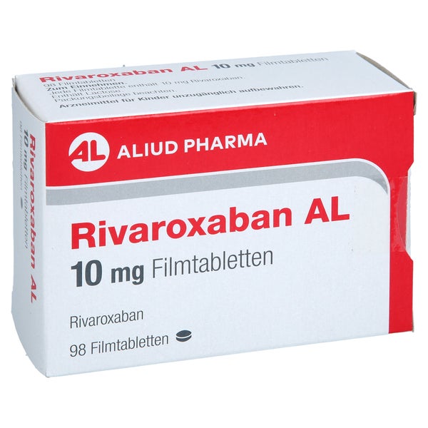 Rivaroxaban Al 10 Mg Filmtabletten 98 St