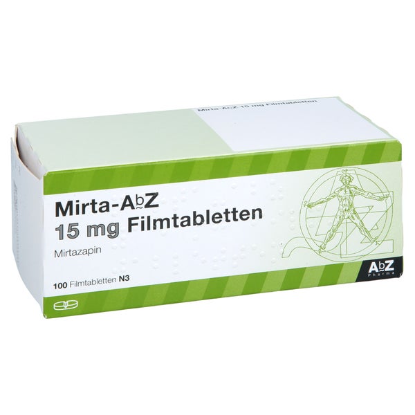 Mirta-abz 15 Mg Filmtabletten 100 St