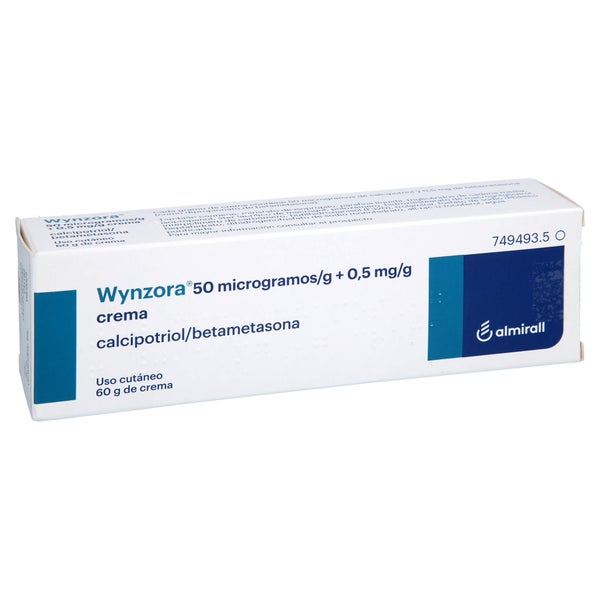 Wynzora 50 Mikrogramm/g + 0,5 mg/g Creme 60 g