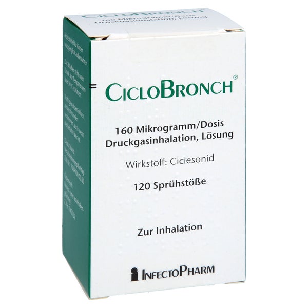 Ciclobronch 160 µg/dosis Druckgasinh.lsg.120 Ed 1 St