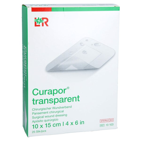 Curapor Wundverband Steril transparent 1 25 St