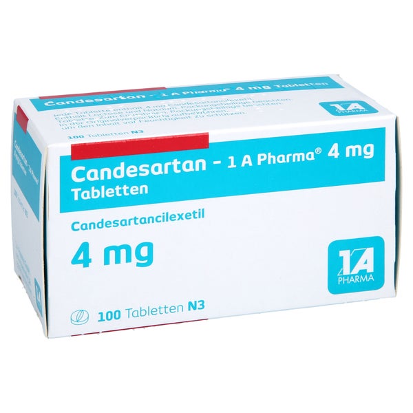 Candesartan-1a Pharma 4 Mg Tabletten 100 St