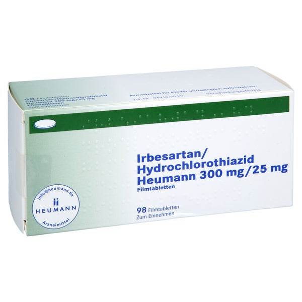 Irbesartan/hydrochlorothiazid Heumann 300/25mg 98 St