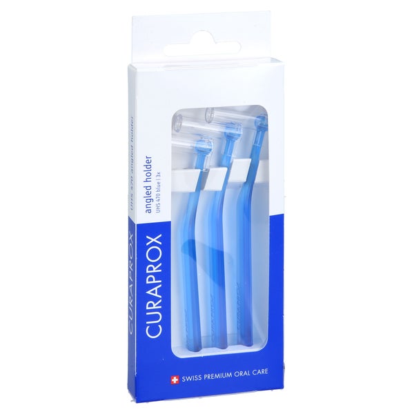 Curaprox Uhs Halter 470 Blau 3 St