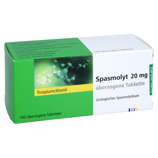 Spasmolyt 20 mg überzogene Tabletten 100 St