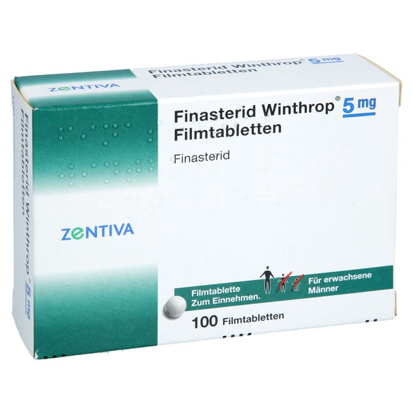 Finasterid Winthrop 5 Mg Filmtabletten 100 St