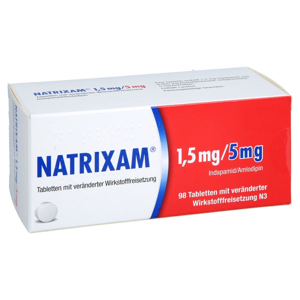 Natrixam 1,5 Mg/5 Mg Tab.m.veränd.wirkst.-frs. 98 St