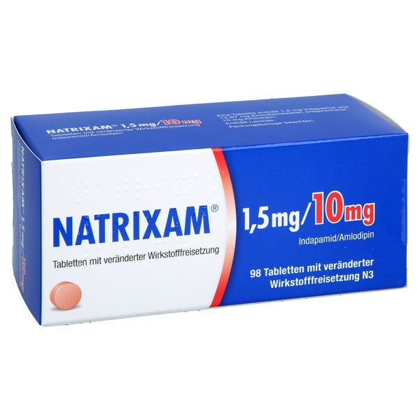 Natrixam 1,5 Mg/10 Mg Tab.m.veränd.wirkst.-frs. 98 St