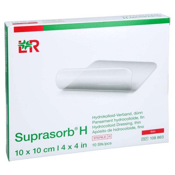 Suprasorb H Hydrokoll.verb.dünn 10x10 Cm 10 St