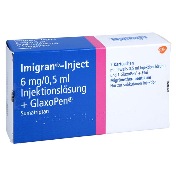 Imigran-inject + 1 Glaxopen Inj.-Lsg.i.e 2 St