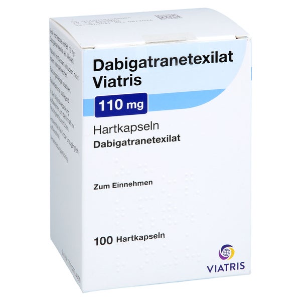 Dabigatranetexilat Viatris 110 Mg Hartkapseln 100 St