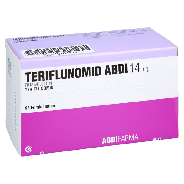Teriflunomid Abdi 14 Mg Filmtabletten 98 St