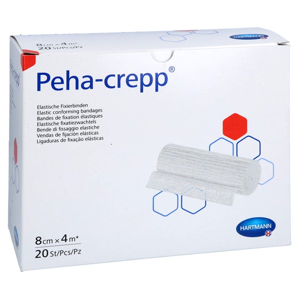 PEHA Crepp Fixierbinde 8 cmx4 m 20 St