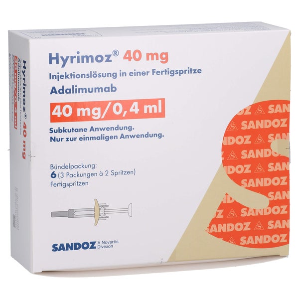 Hyrimoz 40 Mg/0,4 ml Inj.-Lösung i.e.Fer 6 St