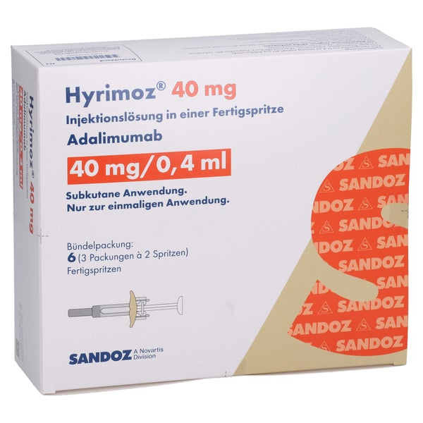 Hyrimoz 40 Mg/0,4 ml Inj.-Lösung i.e.Fer 6 St