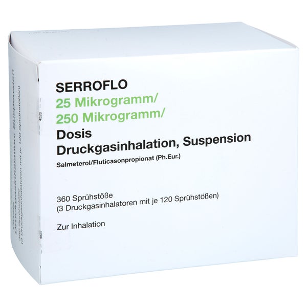 Serroflo 25 µg/250 µg 3x120 Hub Dosieraerosol 3 St