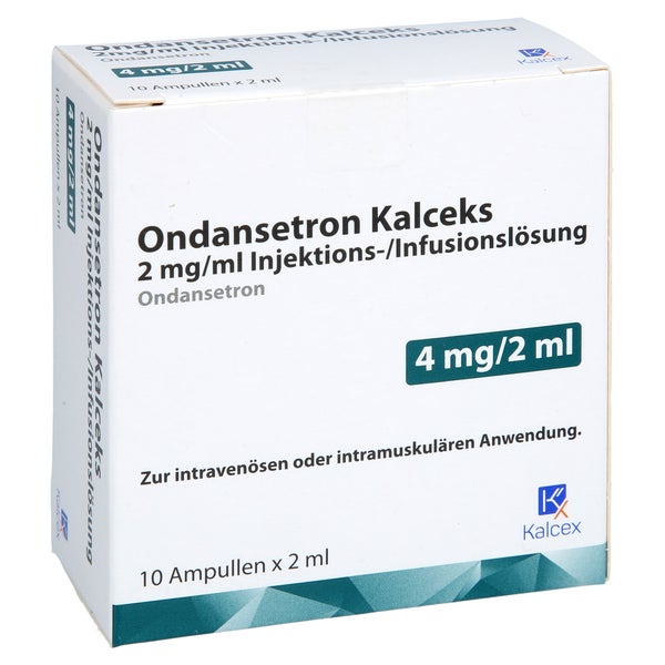 Ondansetron Kalceks 2 Mg/ml 4mg Inj.-/inf.-l.amp. 10X2 ml