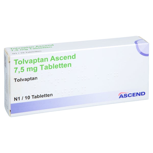 Tolvaptan Ascend 7,5 Mg Tabletten 10 St