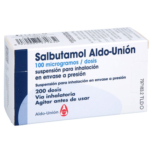 Salbutamol Aldo-union 100 µg/Sprühstoß S 200 Sp