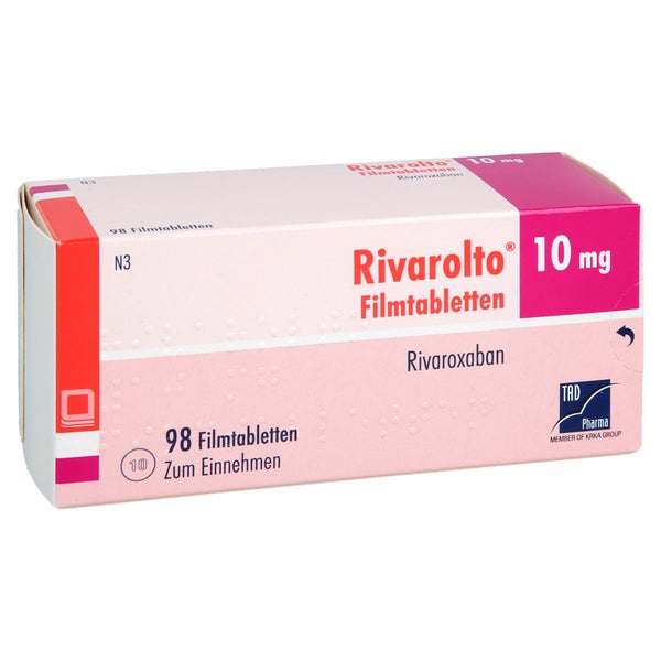 Rivarolto 10 Mg Filmtabletten 98 St