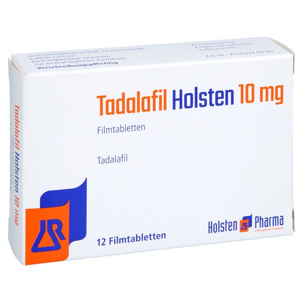 Tadalafil Holsten 10 Mg Filmtabletten 12 St