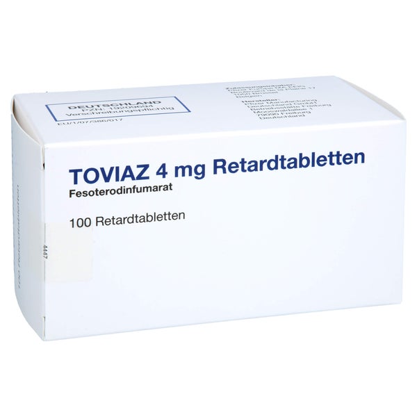 Toviaz 4 Mg Retardtabletten 100 St
