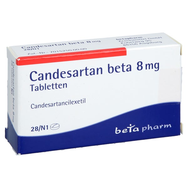 Candesartan Beta 8 Mg Tabletten 28 St