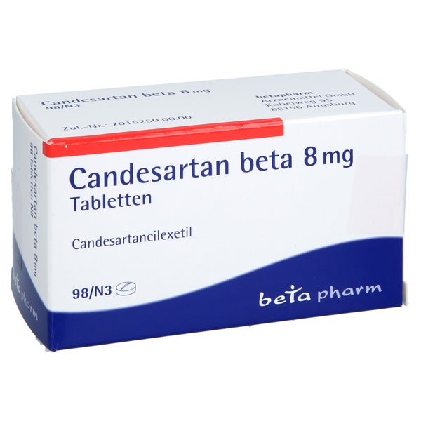 Candesartan Beta 8 Mg Tabletten 98 St