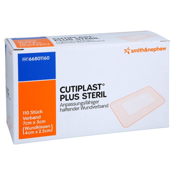 Cutiplast Plus Steril 5x7 Cm Verband 110 St
