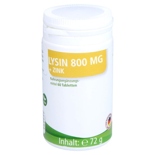 Lysin 800 Mg+zink Tabletten 60 St