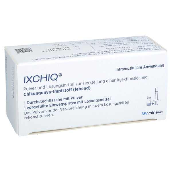 Ixchiq P.u.lm Z.h.e.ilo Chikungunya-impfst.lebend 1 St