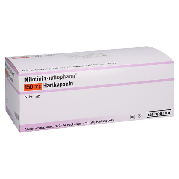 Nilotinib-ratiopharm 150 Mg Hartkapseln 14X28 St