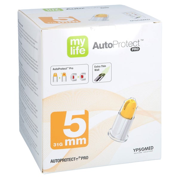Mylife Autoprotect Pro Sich.-pen-nadeln 5 Mm 31 G 100 St
