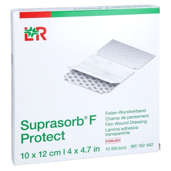 Suprasorb F Protect Folien-wundverb.10x12 Cm Ste. 10 St