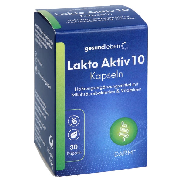 Gesund Leben Lakto Aktiv 10 Kapseln 30 St