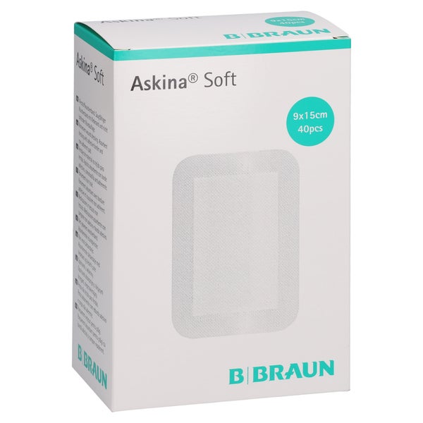 Askina Soft Wundverband 9x15 Cm Steril 40 St