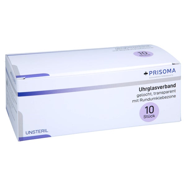Uhrglasverband Prisoma Unsteril Gelocht 10 St