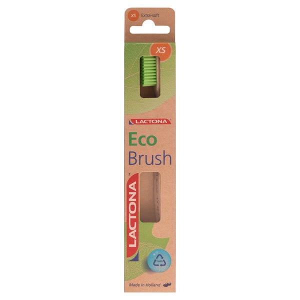 Lactona Ecobrush Zahnbürste Buchenholz Extra Soft 1 St